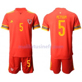 Maillot de Foot Pays de Galles Chris Mepham 5 Domicile UEFA EURO 2020 - Enfant